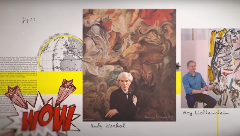 Andy Warhol and Roy Lichtenstein